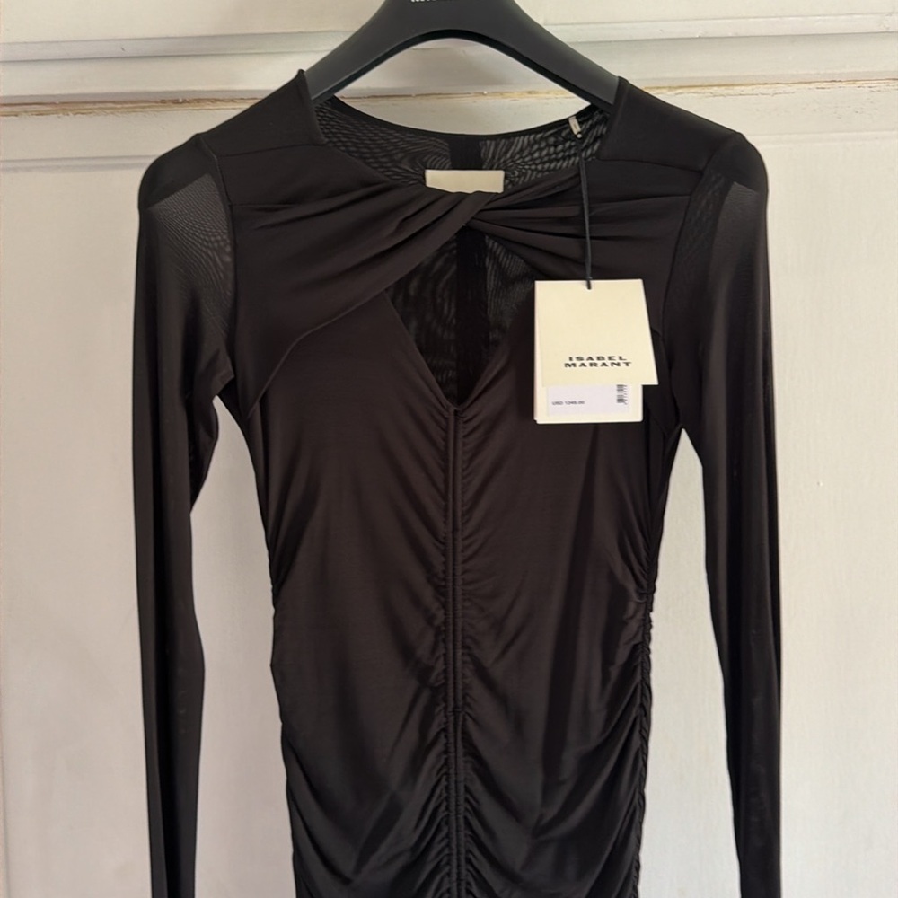 Isabel Marant- Volgane black dress - Picture 2 of 6